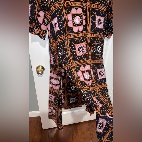 New! Natalie Martin Isobel Multicolor Paterned Midi Dress 🌸 Small - Picture 10 of 11